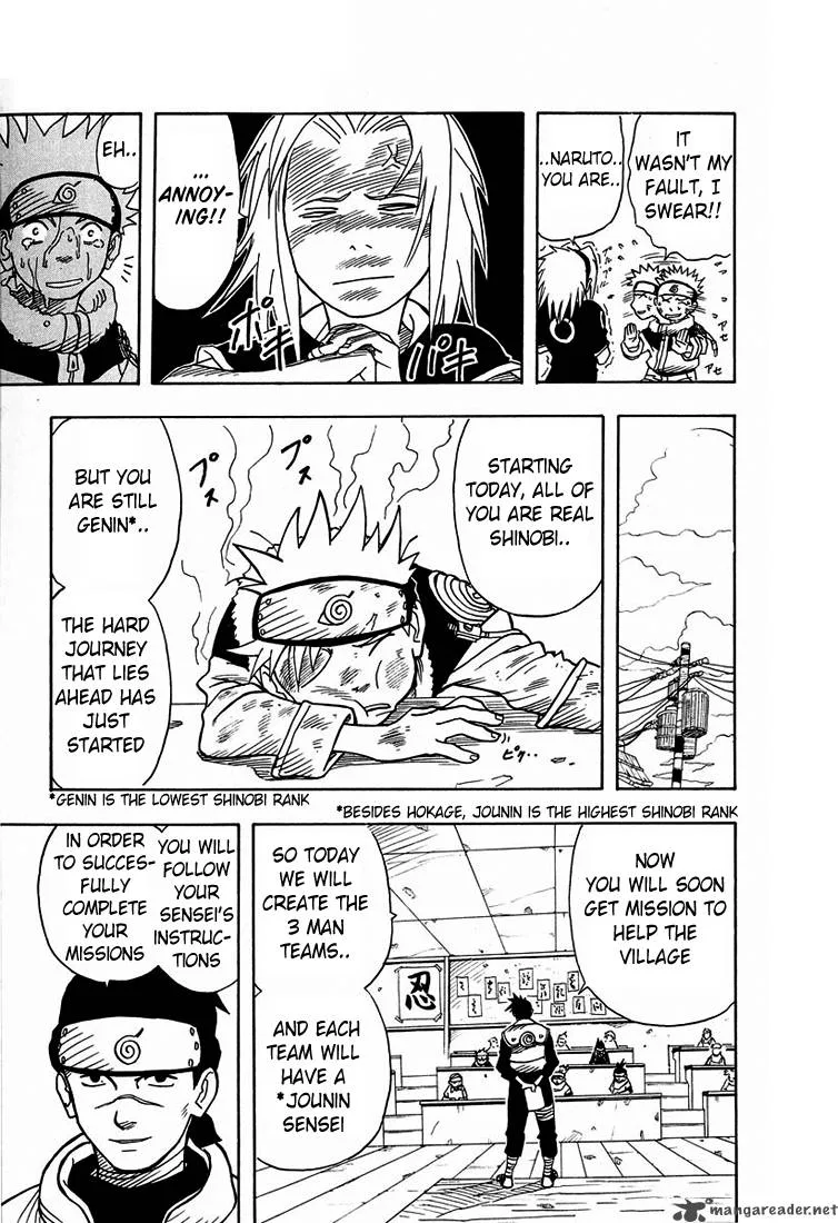 Naruto Chapter 3 page 9