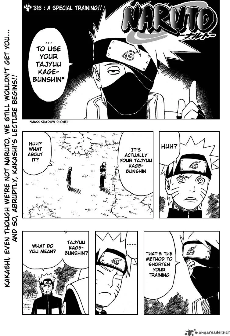 Naruto Chapter 315 page 1