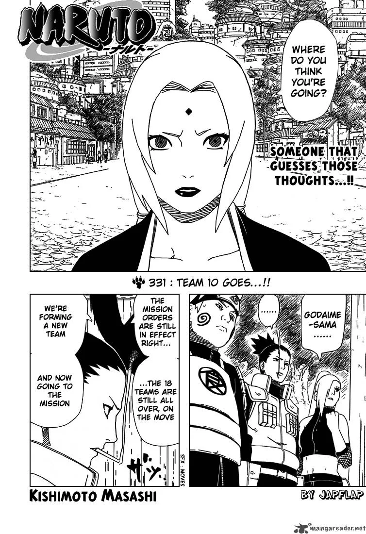Naruto Chapter 331 page 3