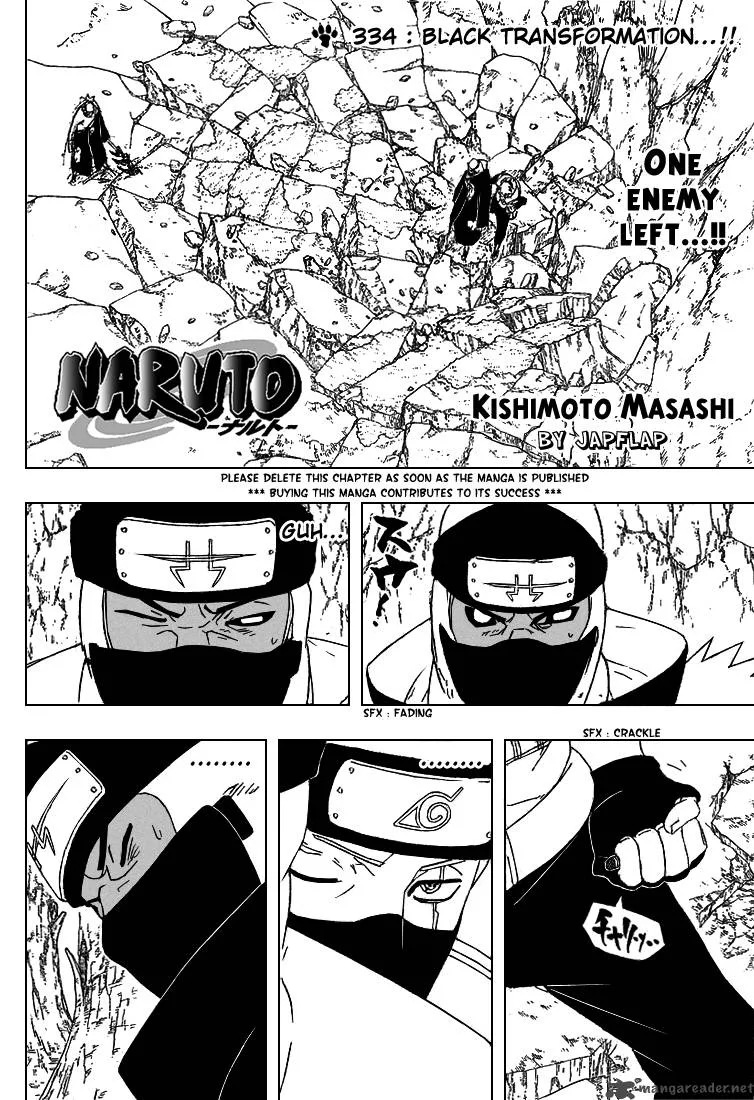 Naruto Chapter 334 page 3