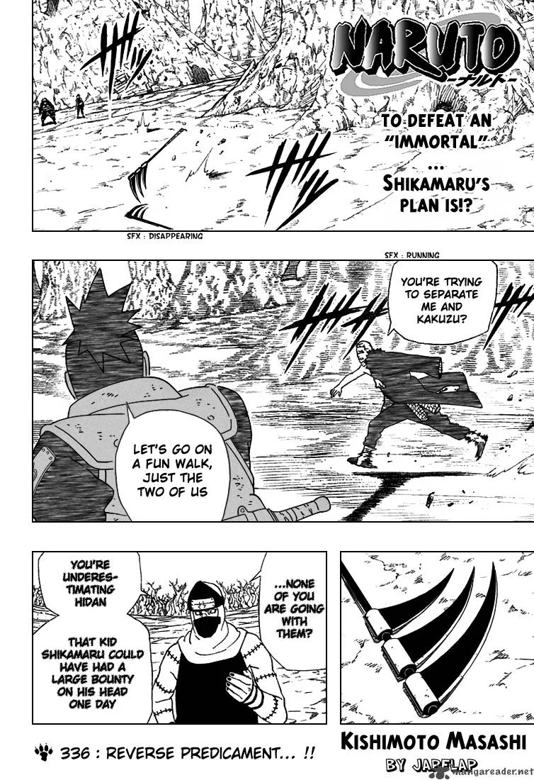 Naruto Chapter 336 page 3