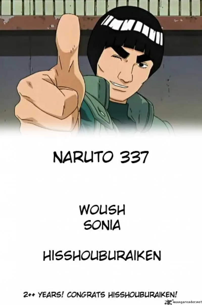 Naruto Chapter 337 page 1