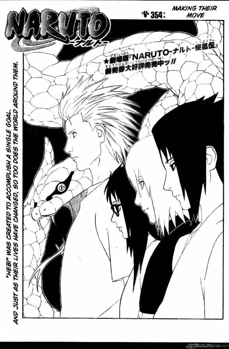 Naruto Chapter 354 page 1