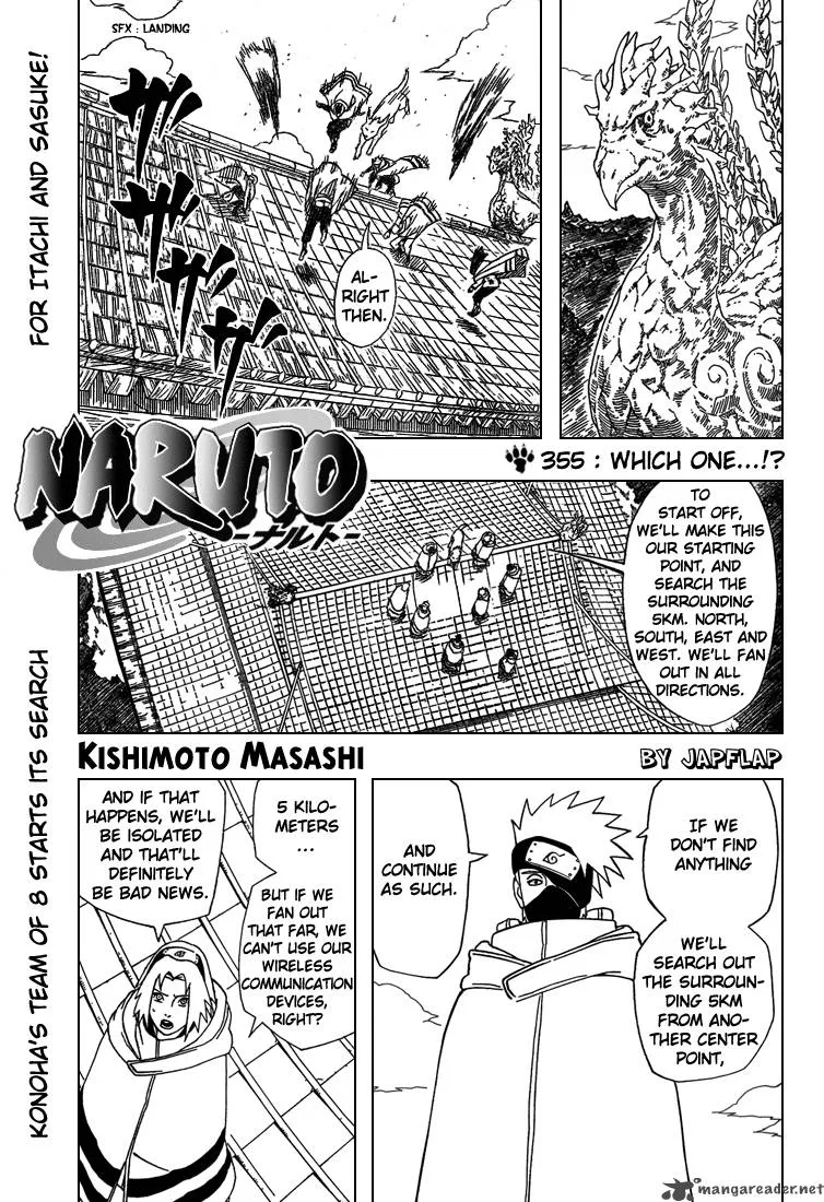 Naruto Chapter 355 page 1