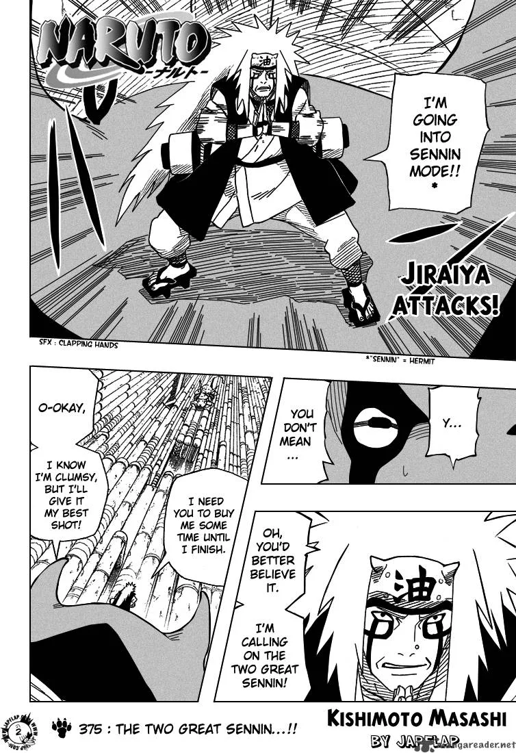 Naruto Chapter 375 page 2
