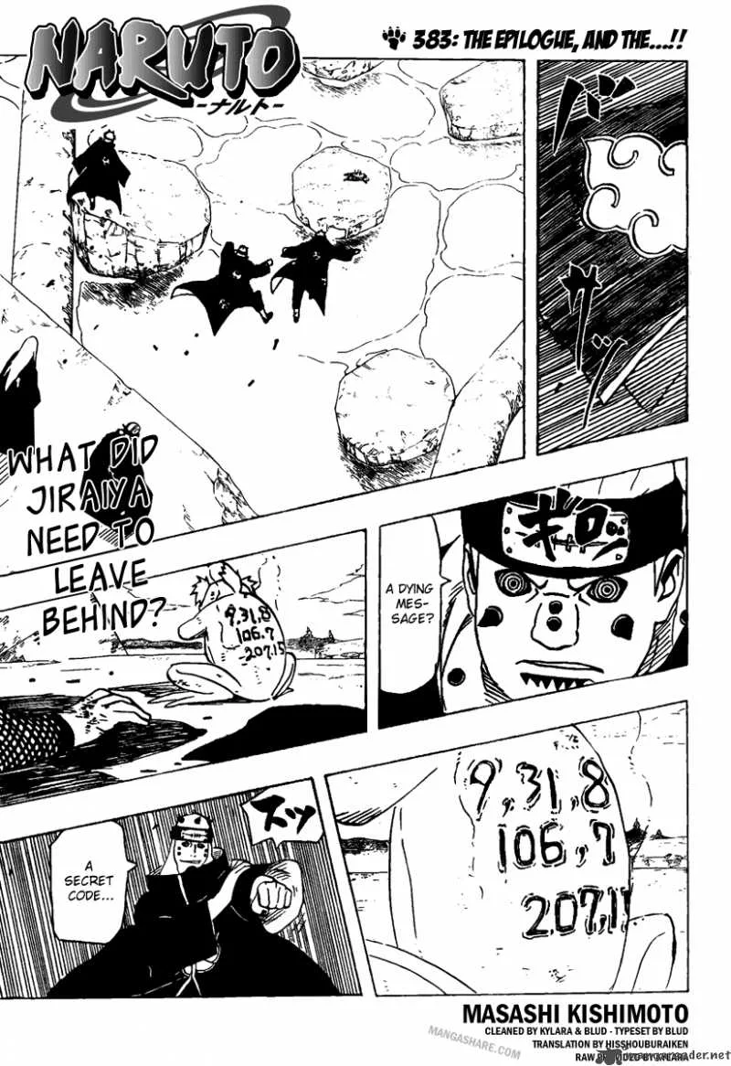 Naruto Chapter 383 page 3