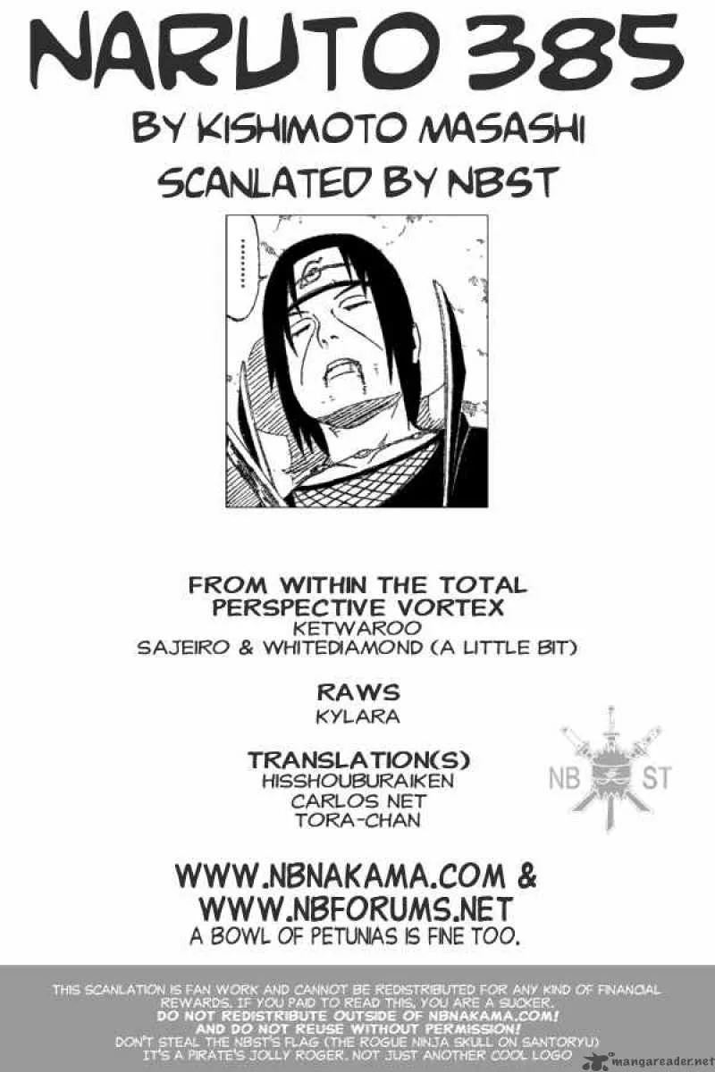 Naruto Chapter 385 page 17