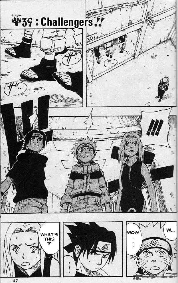 Naruto Chapter 39 page 2