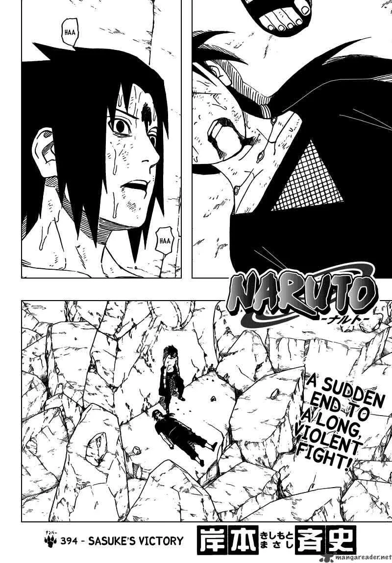 Naruto Chapter 394 page 2
