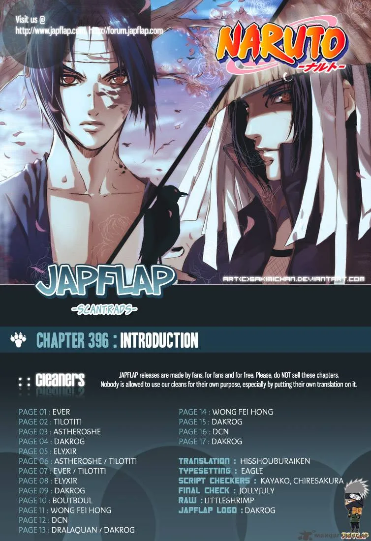 Naruto Chapter 396 page 1