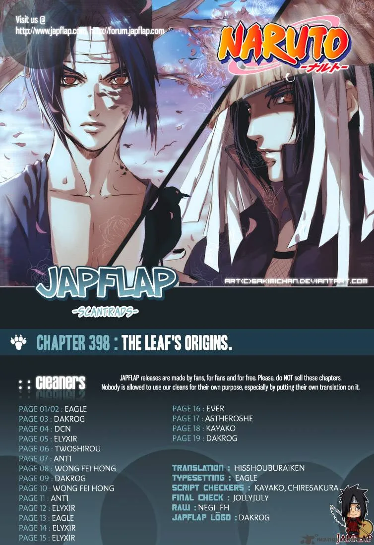 Naruto Chapter 398 page 1