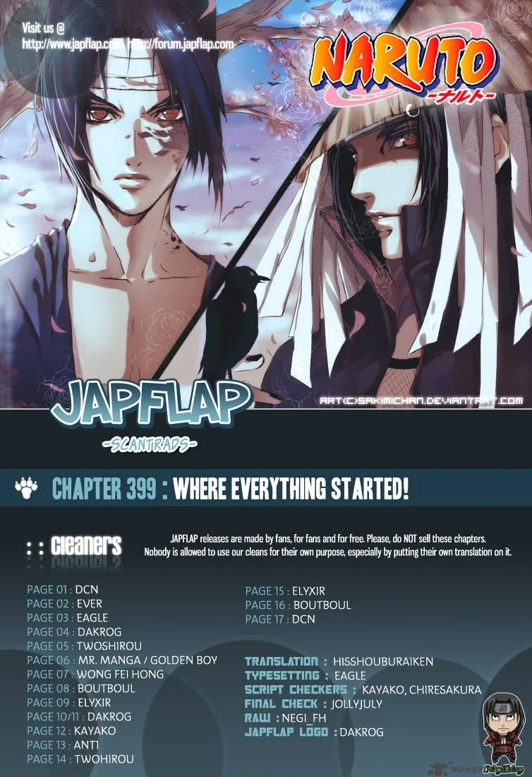 Naruto Chapter 399 page 1