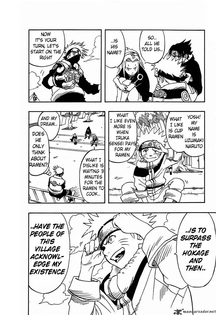Naruto Chapter 4 page 6