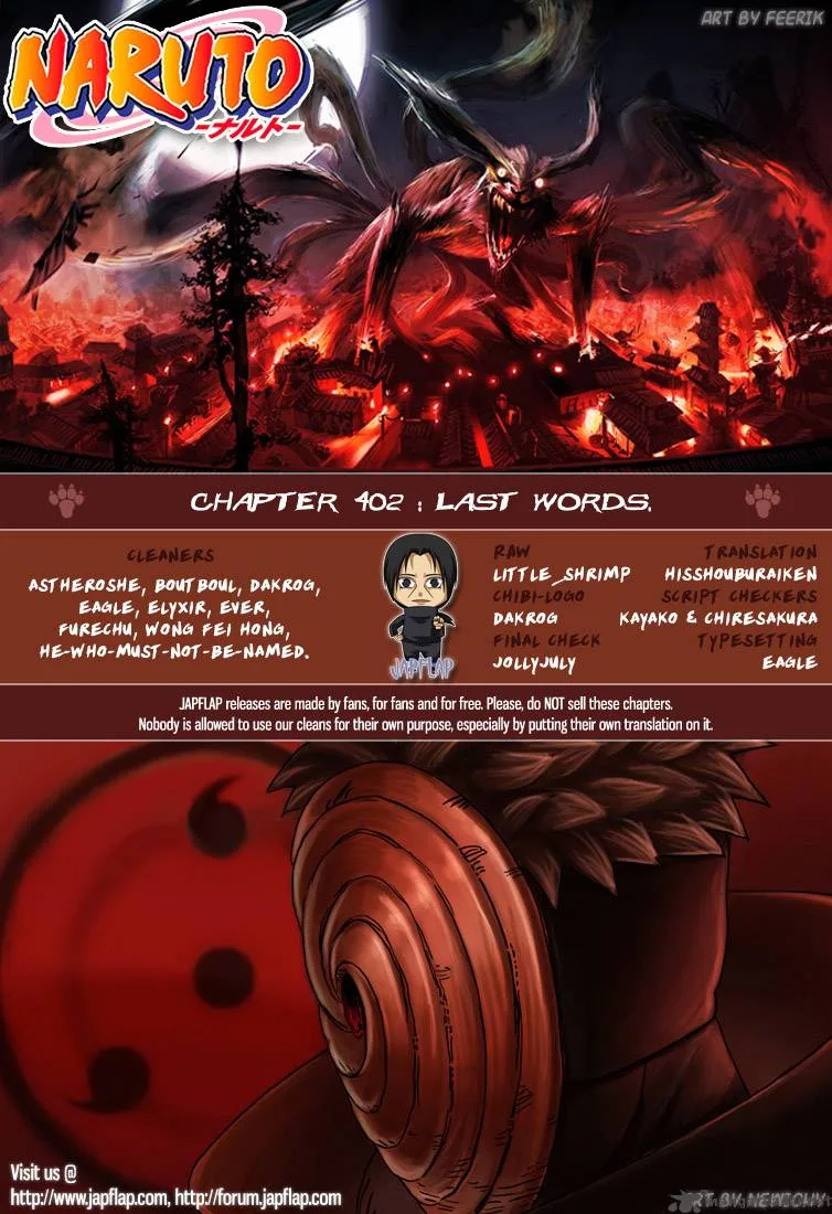 Naruto Chapter 402 page 1