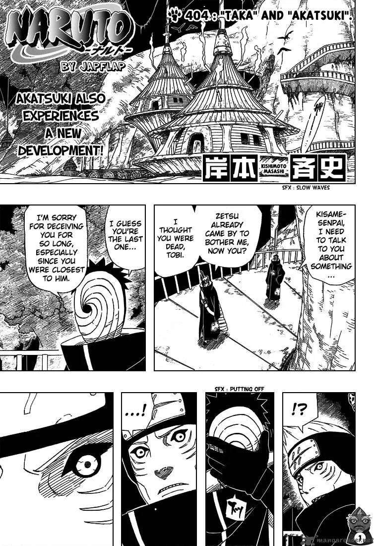 Naruto Chapter 404 page 2