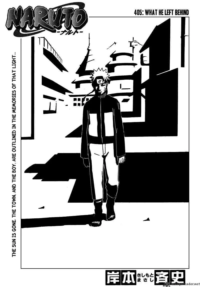Naruto Chapter 405 page 1