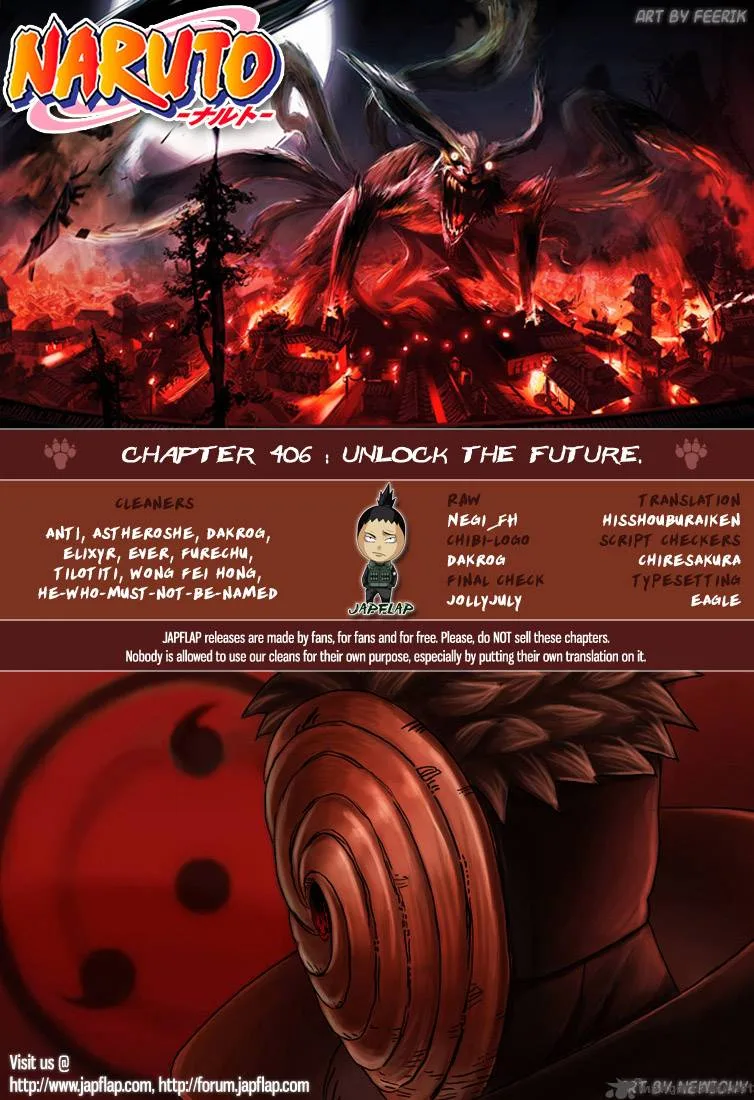 Naruto Chapter 406 page 1