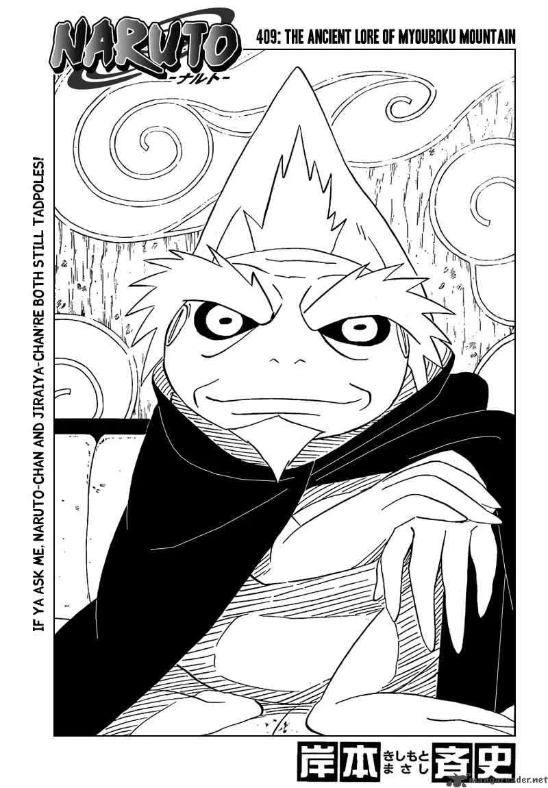 Naruto Chapter 409 page 1