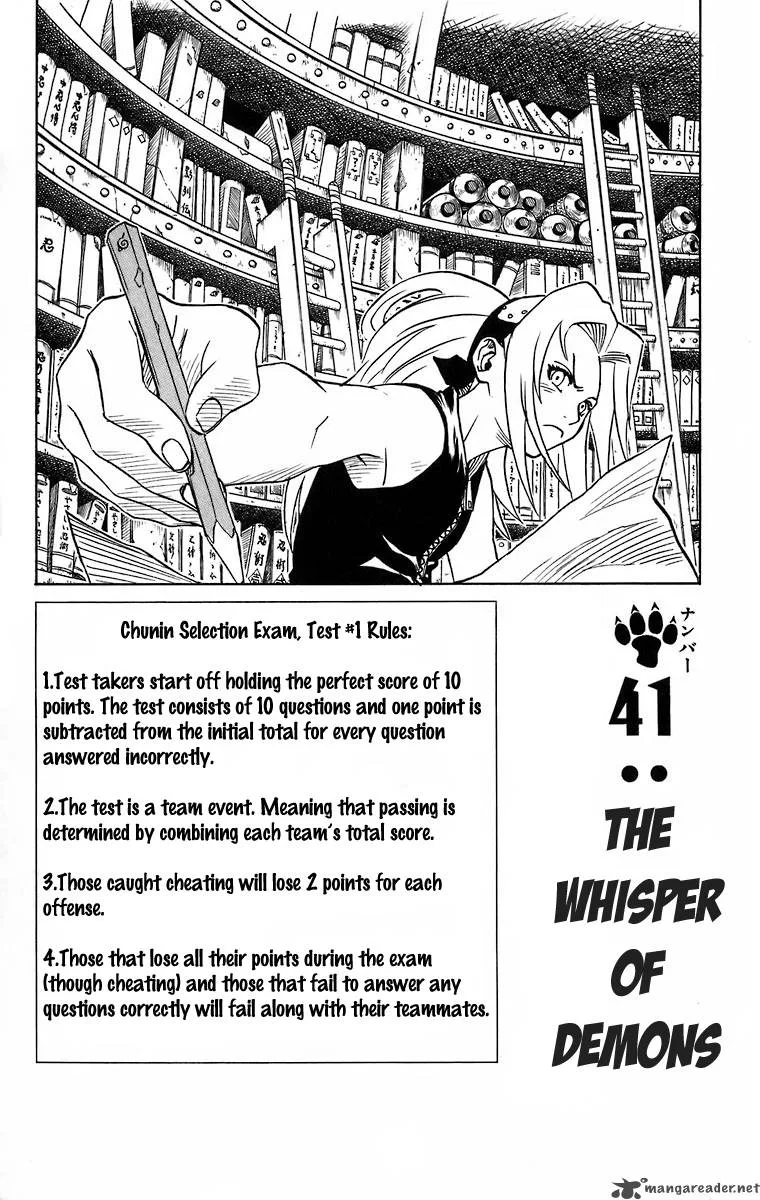 Naruto Chapter 41 page 1
