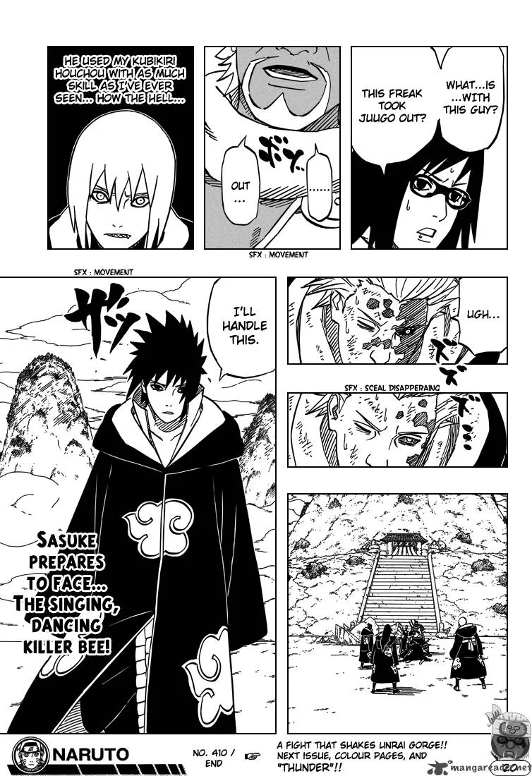 Naruto Chapter 410 page 20