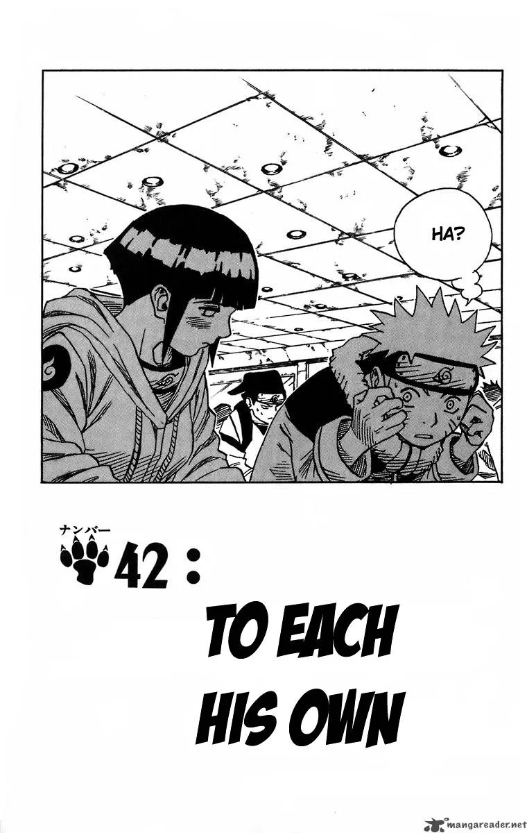 Naruto Chapter 42 page 1