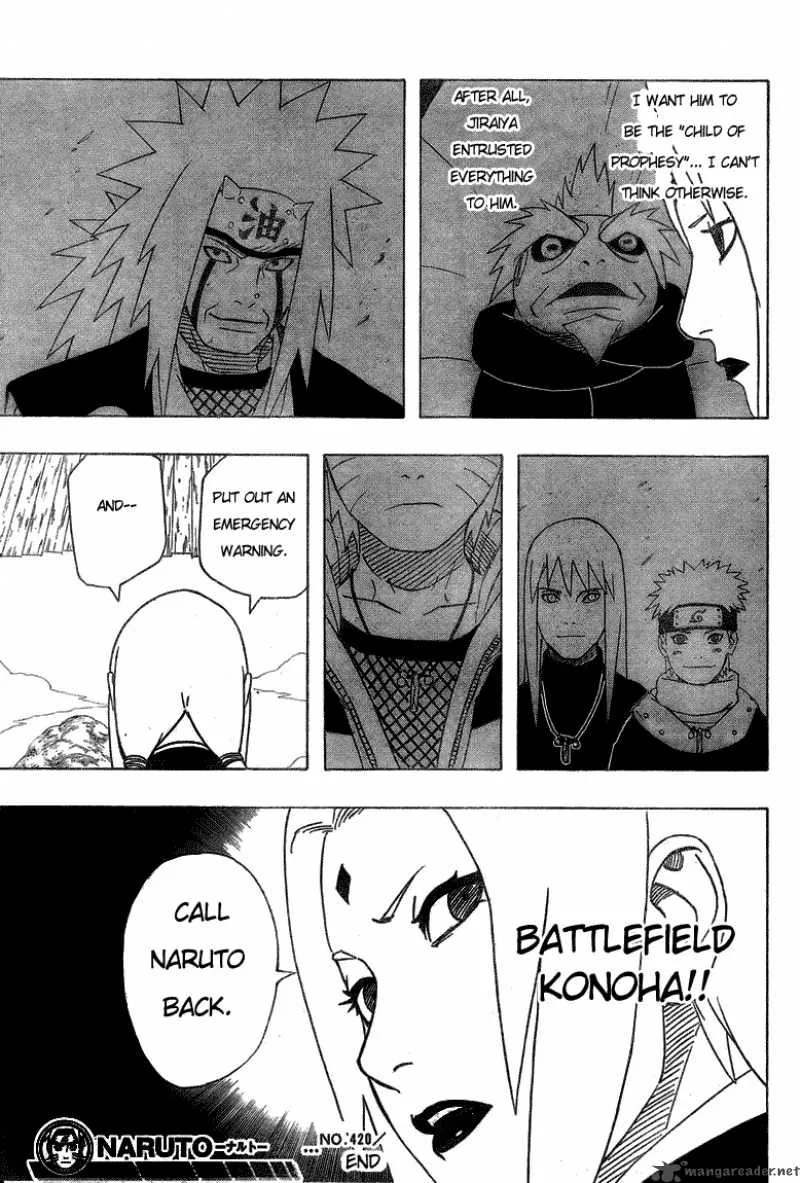 Naruto Chapter 420 page 19