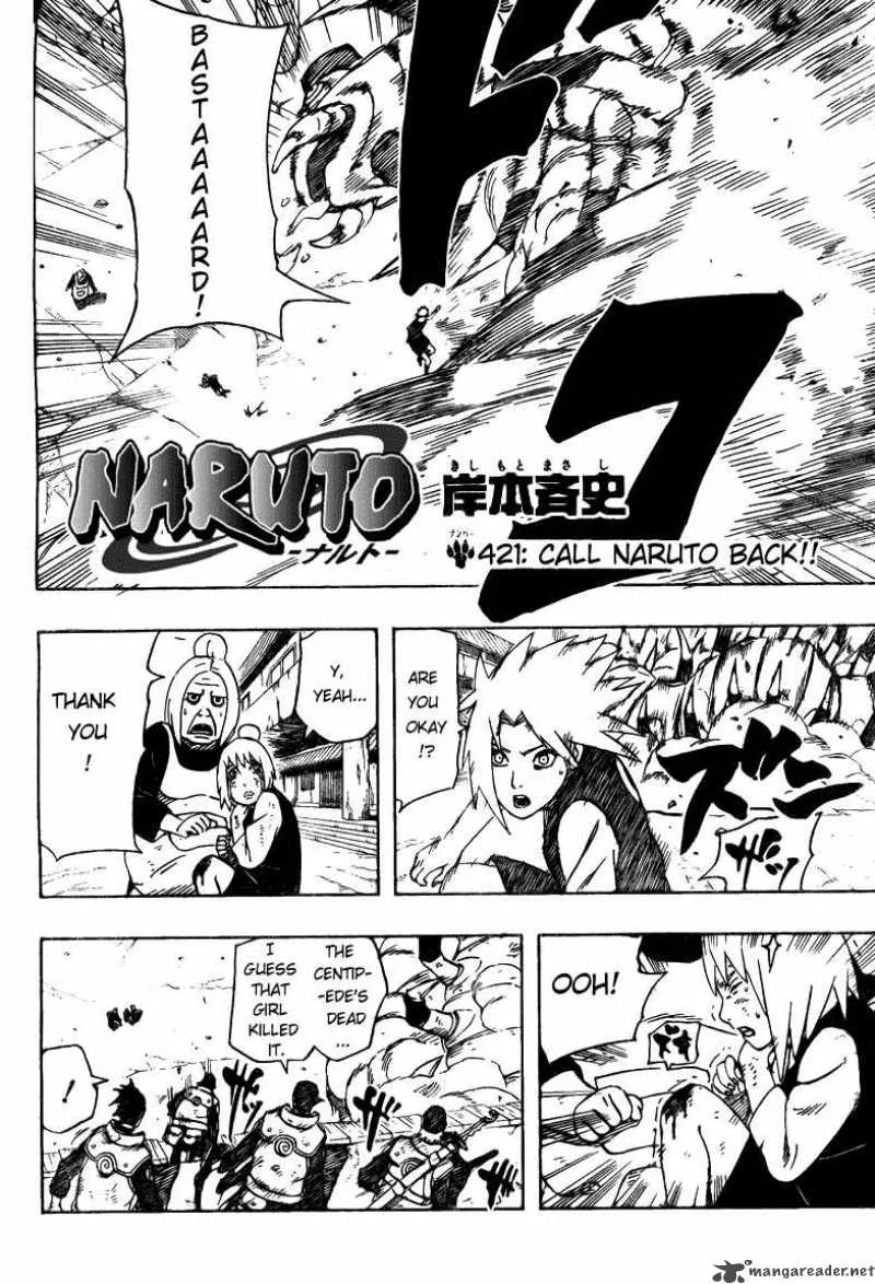 Naruto Chapter 421 page 2