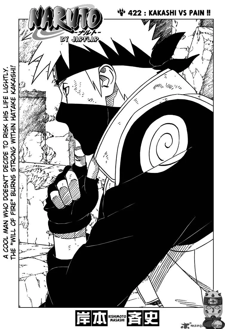Naruto Chapter 422 page 2