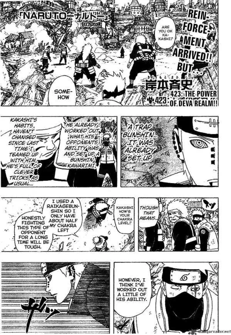 Naruto Chapter 423 page 1