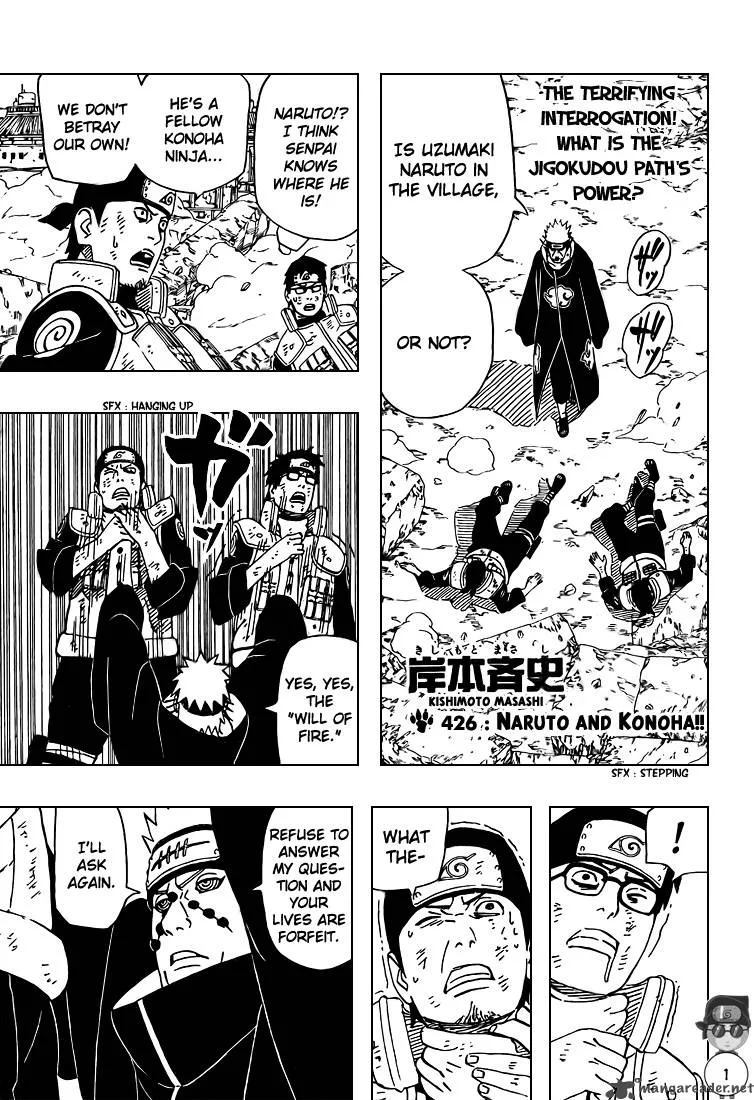 Naruto Chapter 426 page 2