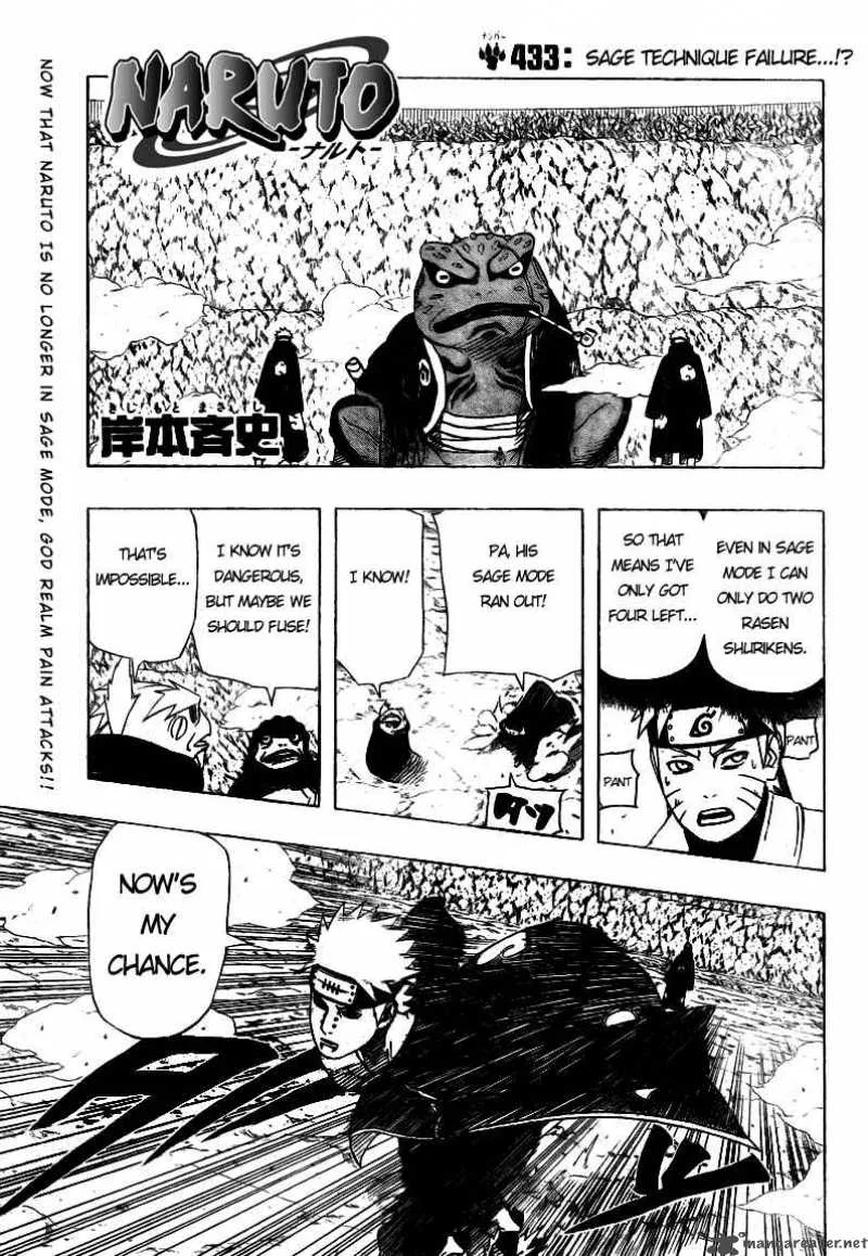 Naruto Chapter 433 page 1