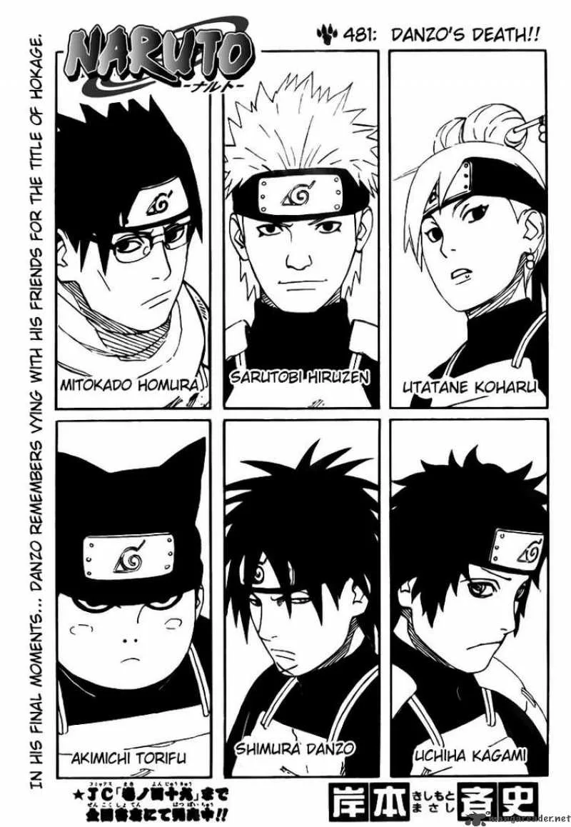 Naruto Chapter 481 page 1