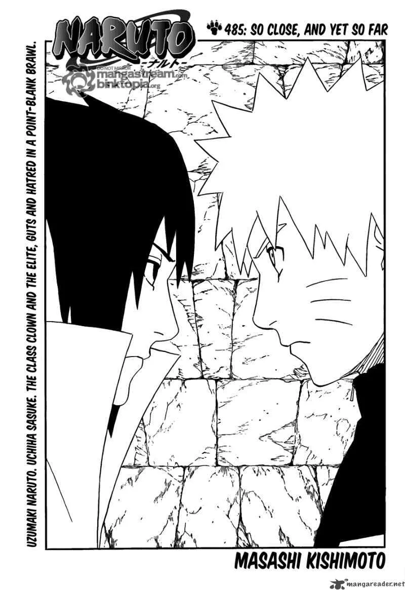 Naruto Chapter 485 page 1