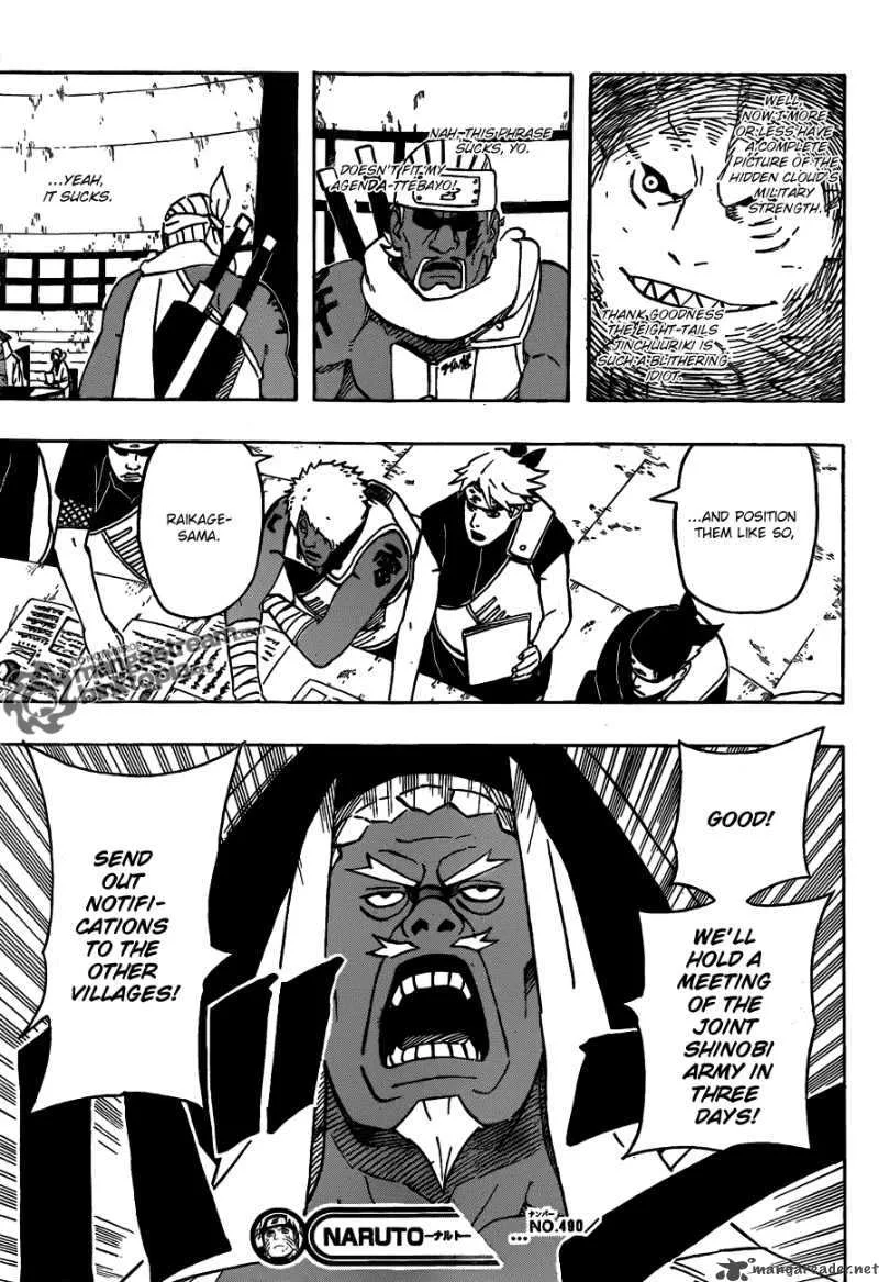 Naruto Chapter 490 page 17