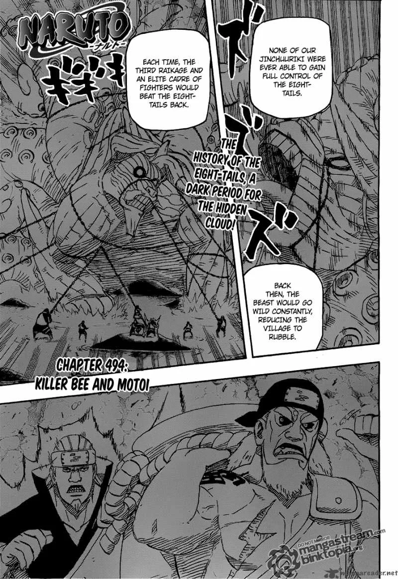 Naruto Chapter 494 page 1