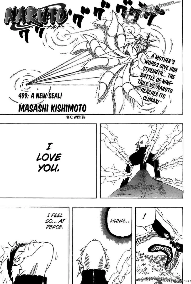 Naruto Chapter 499 page 1