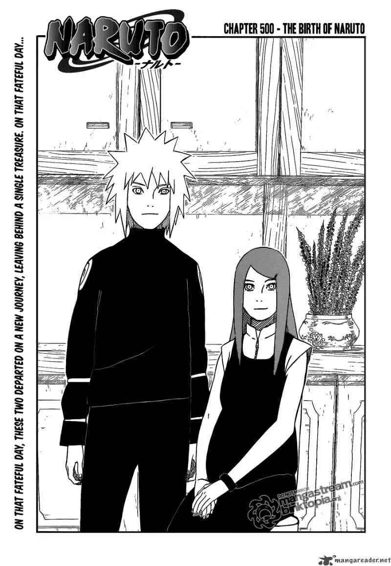 Naruto Chapter 500 page 1