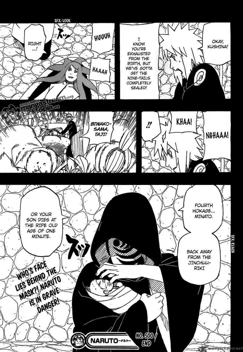 Naruto Chapter 500 page 17