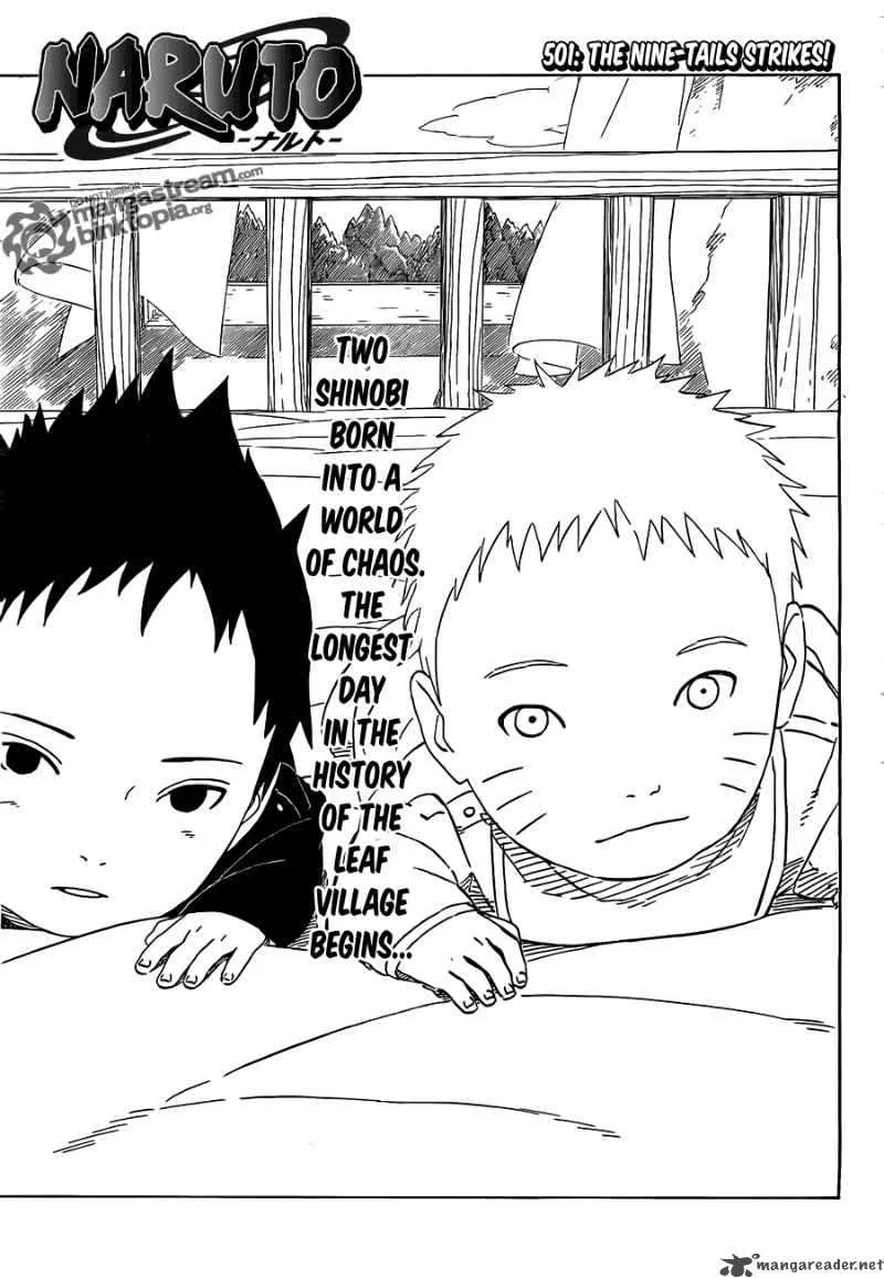 Naruto Chapter 501 page 1