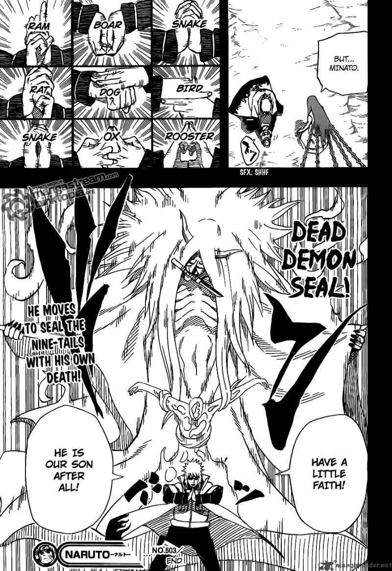 Naruto Chapter 503 page 19