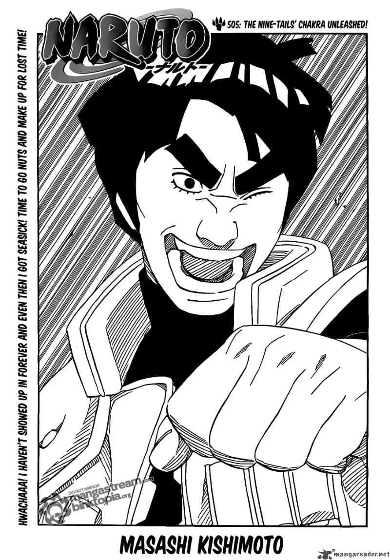Naruto Chapter 505 page 1
