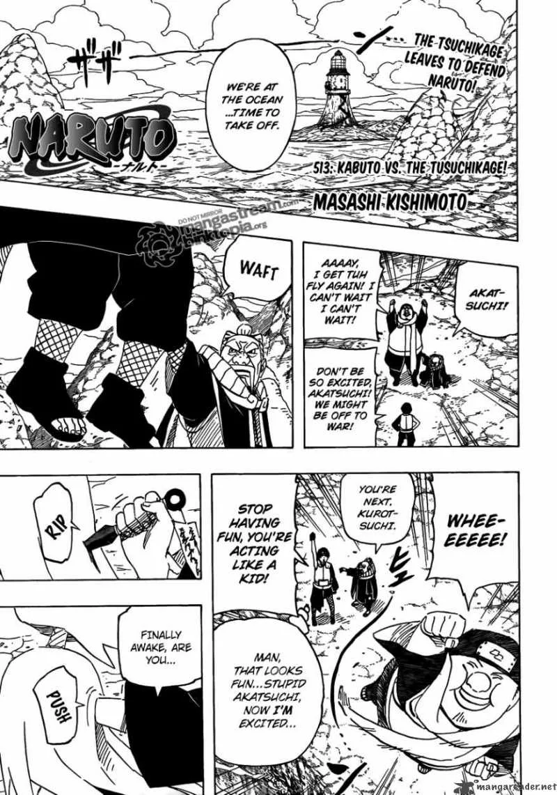 Naruto Chapter 513 page 1