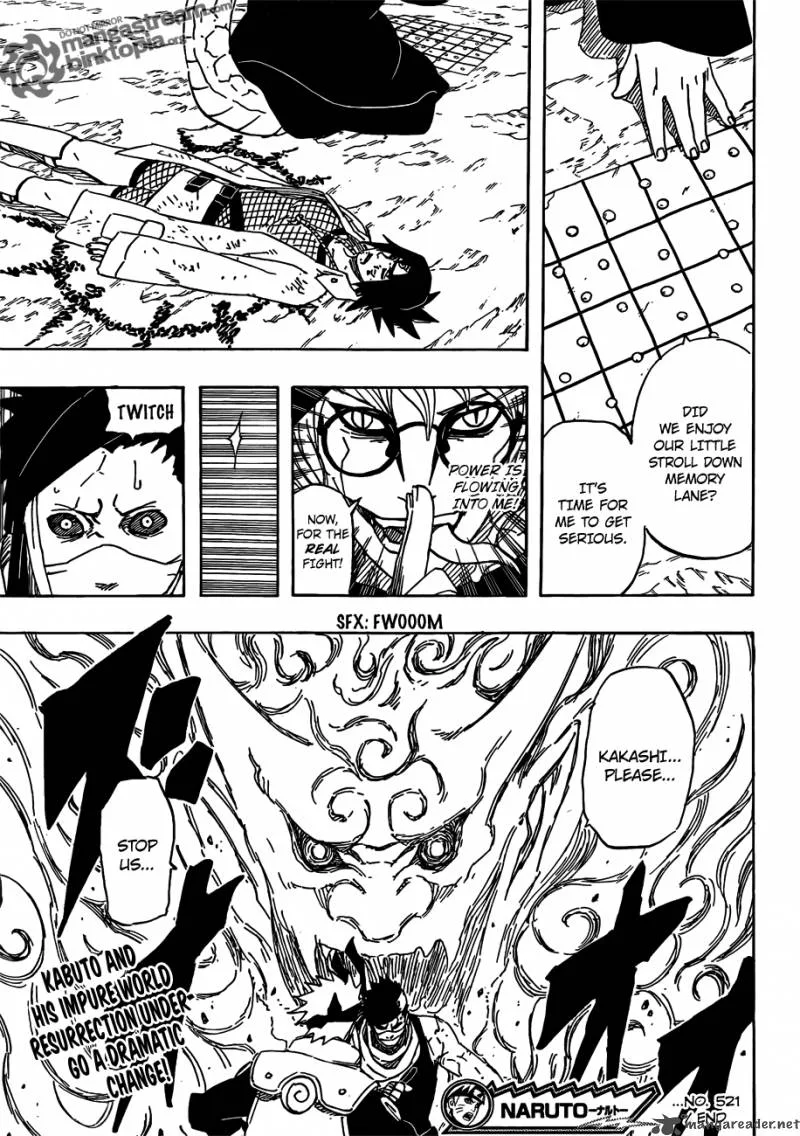 Naruto Chapter 521 page 16
