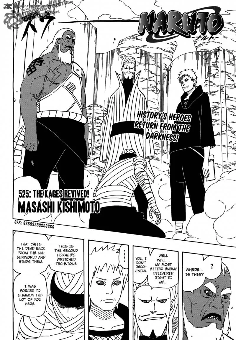 Naruto Chapter 525 page 2