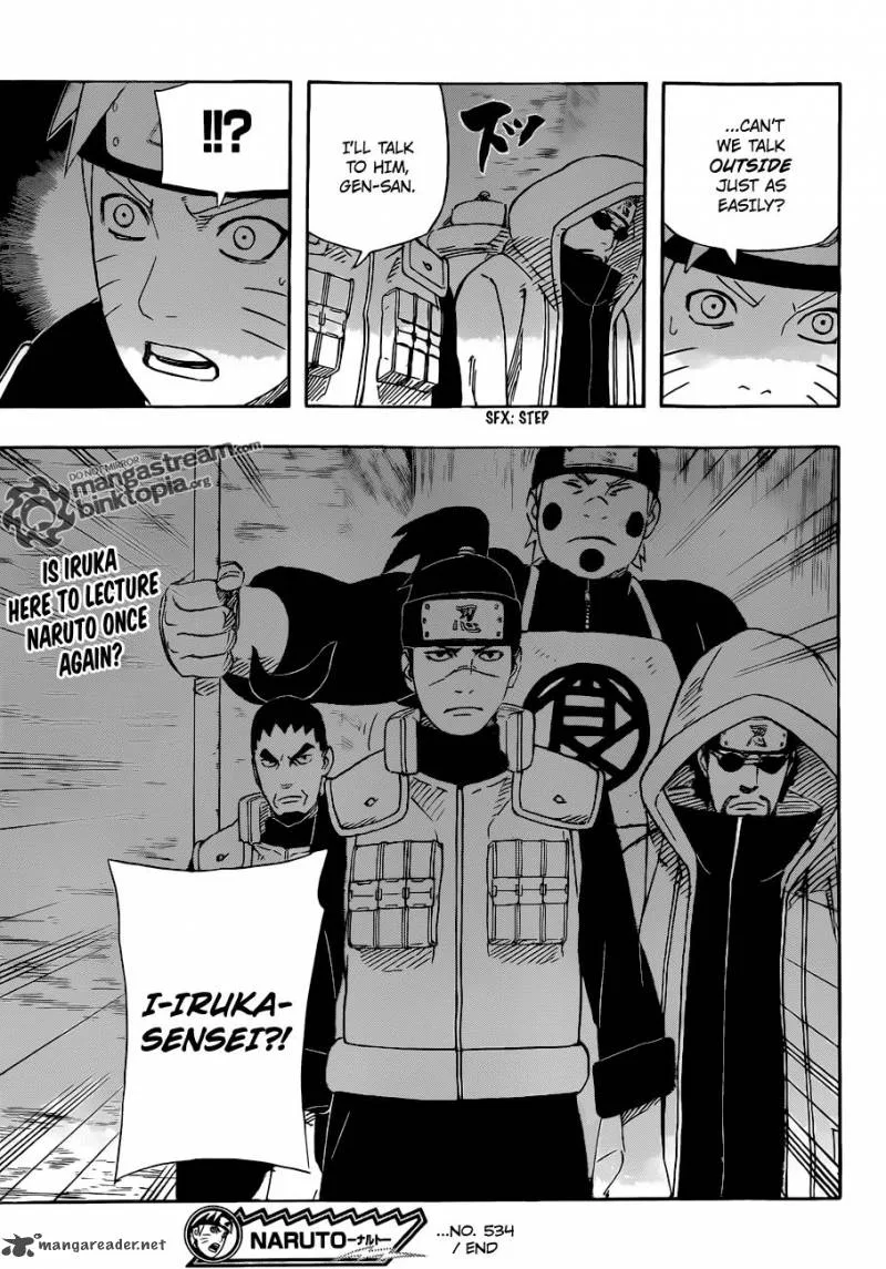 Naruto Chapter 534 page 16