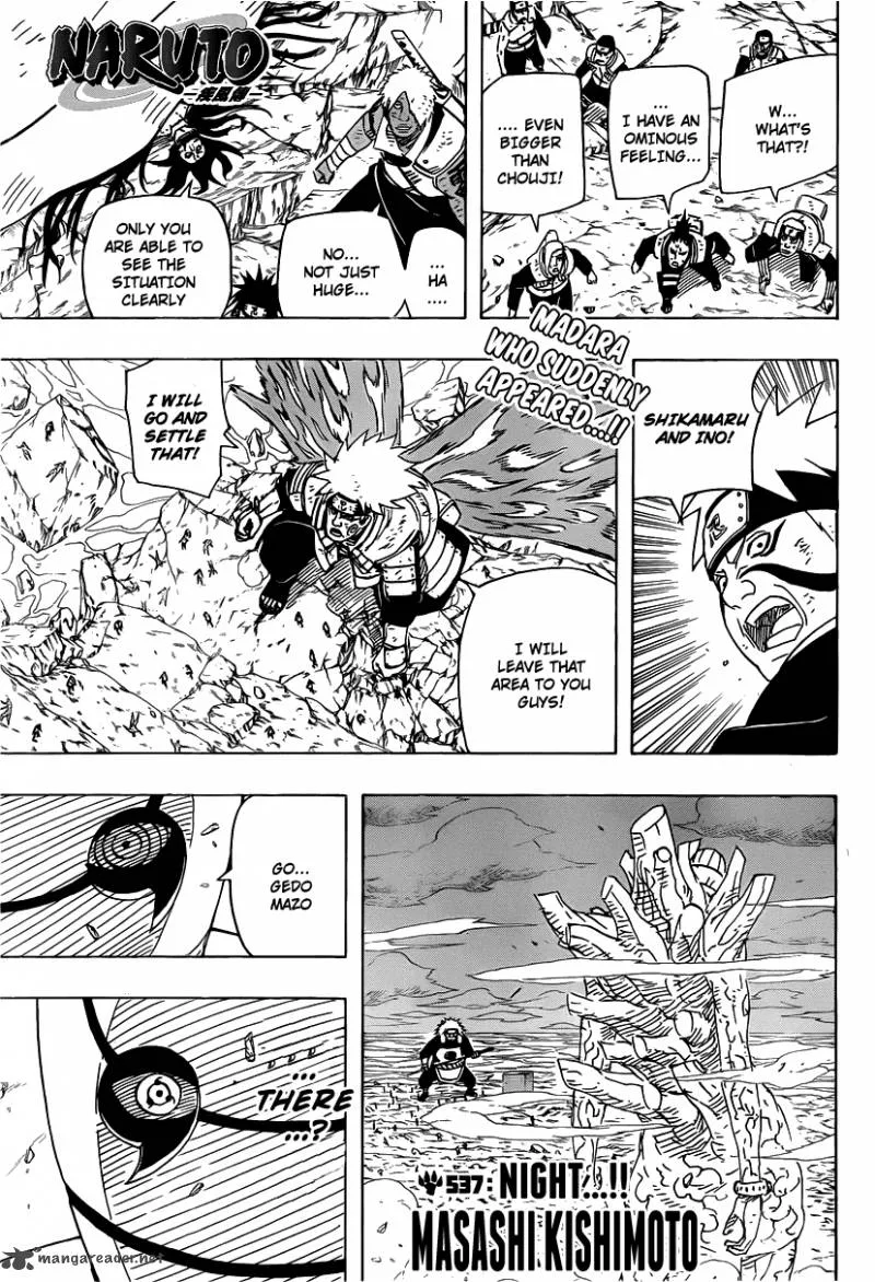 Naruto Chapter 537 page 1