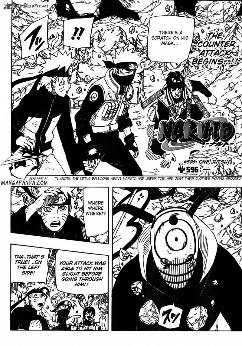 Naruto Chapter 596 page 2