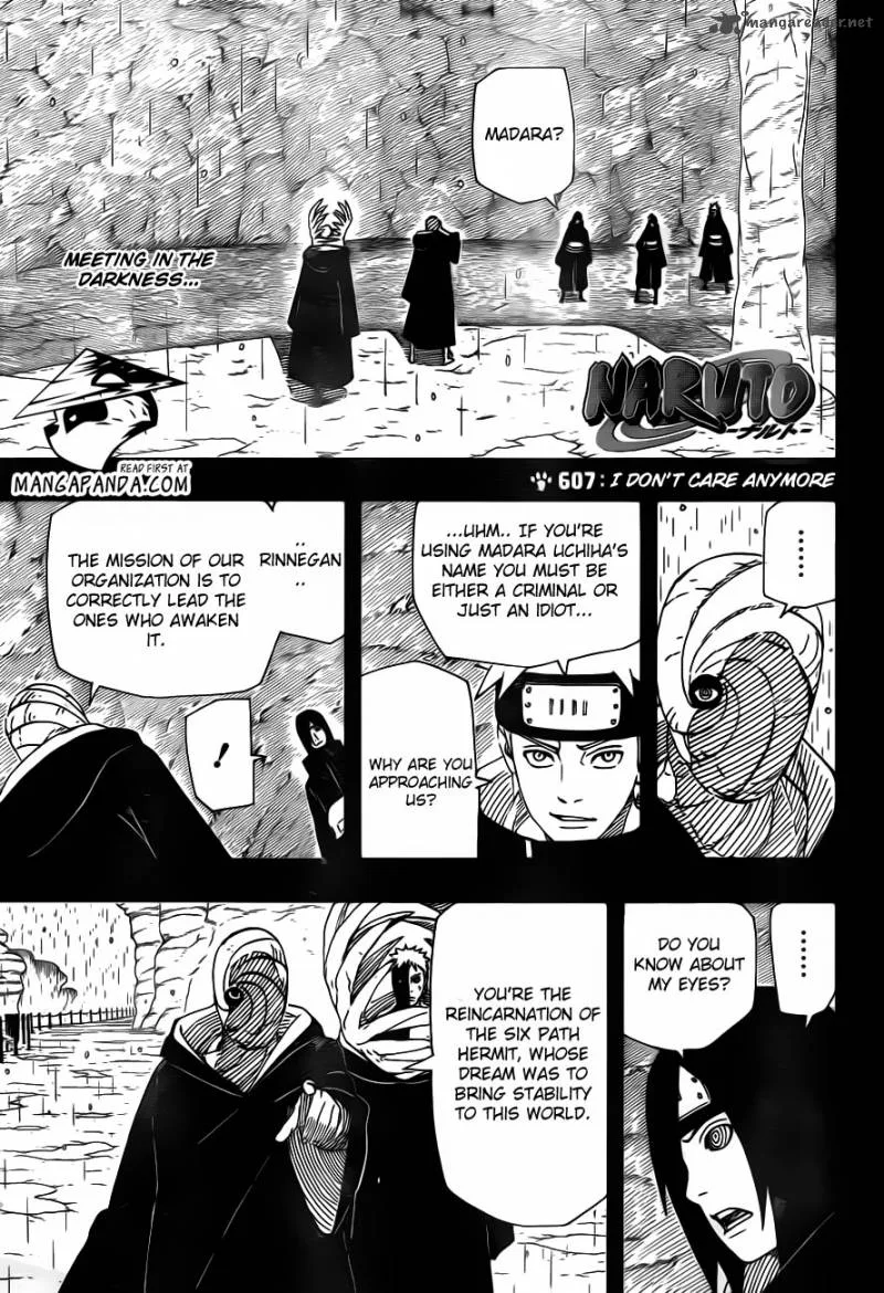 Naruto Chapter 607 page 3