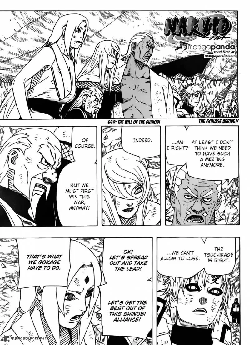Naruto Chapter 649 page 3