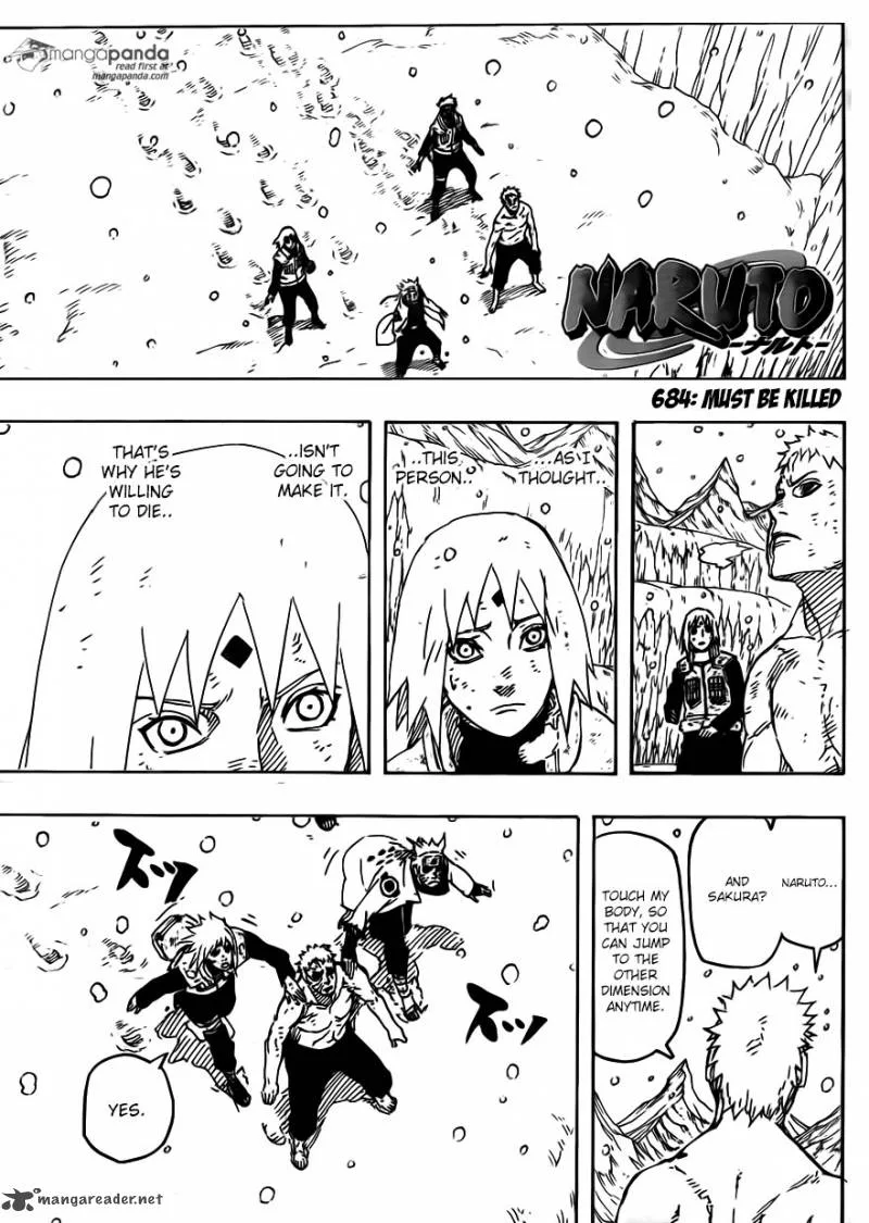 Naruto Chapter 684 page 3